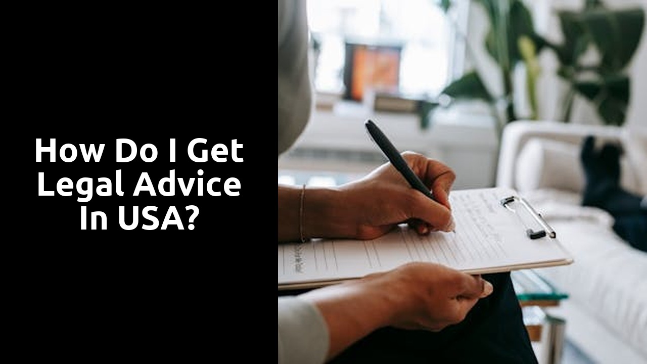 How do I get legal advice in USA?
