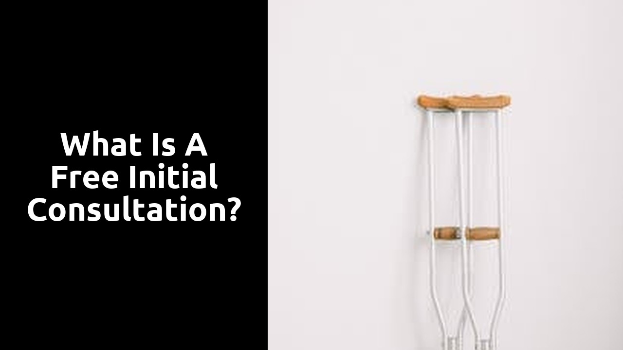 What is a free initial consultation?